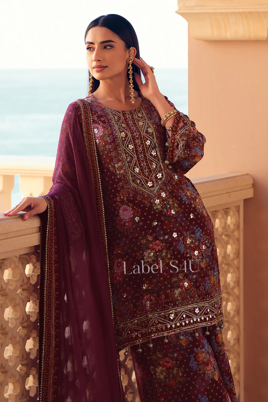 Plum Blossom-Palazzo Set - Image 3