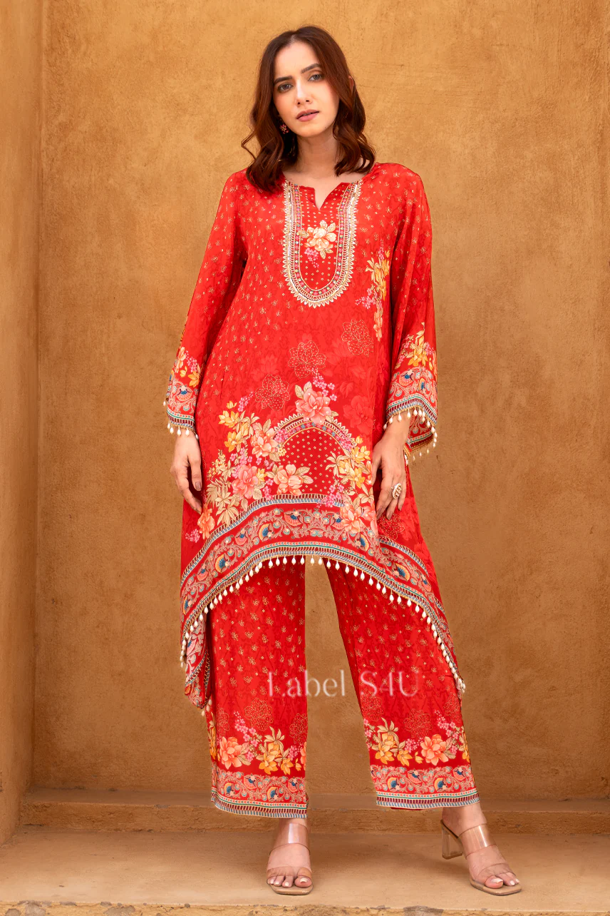 Printed Crepe Co-Ord Set - Image 3