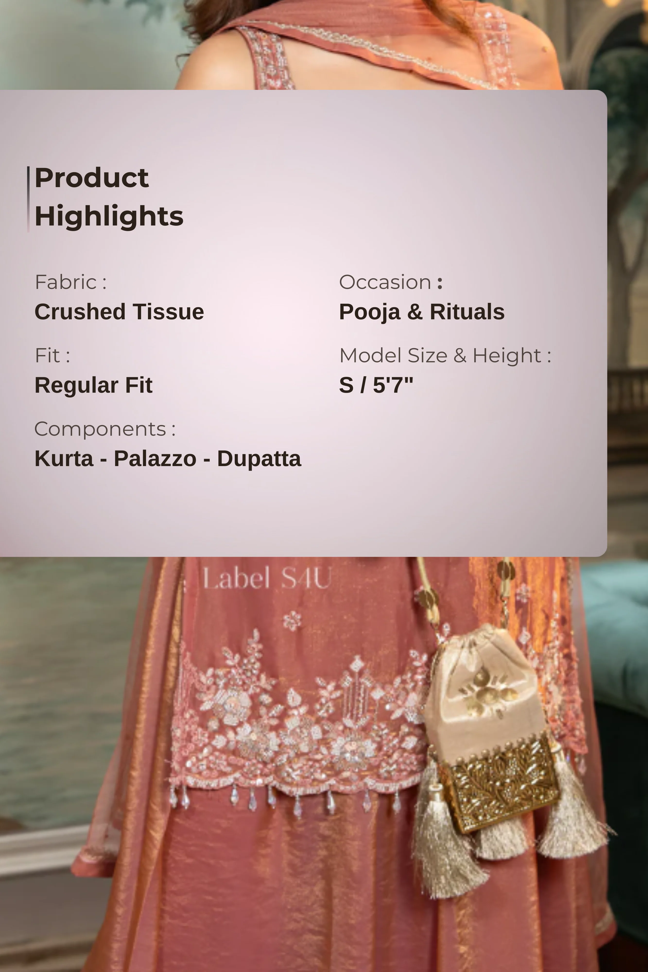 Radiant Rust-Palazzo Set - Image 4