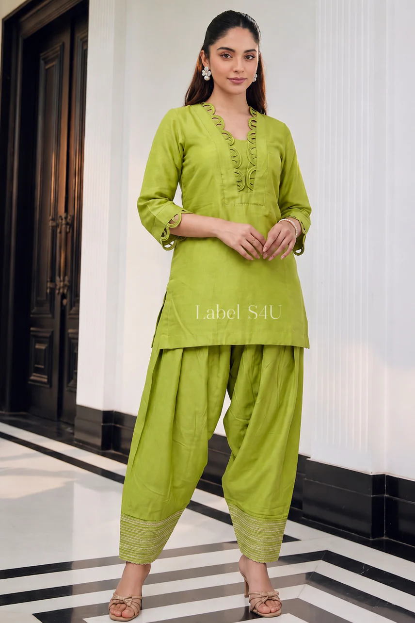 Regal Solid Farshi Co-ord Set - Image 6