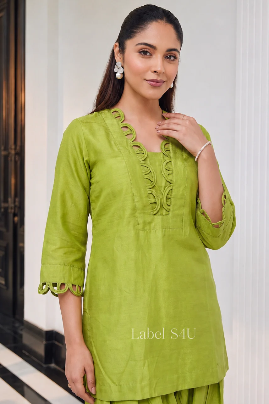 Regal Solid Farshi Co-ord Set - Image 8