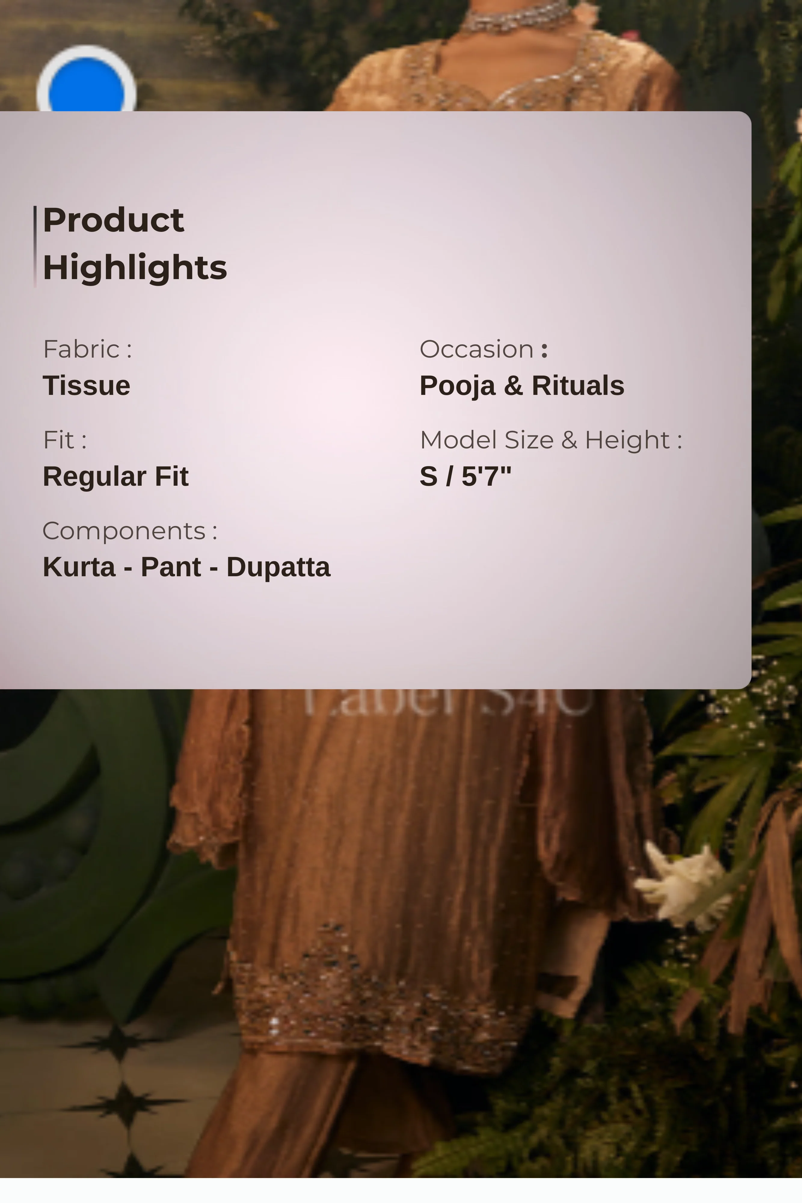 Riwaayat-Tissue Suit Set - Image 4