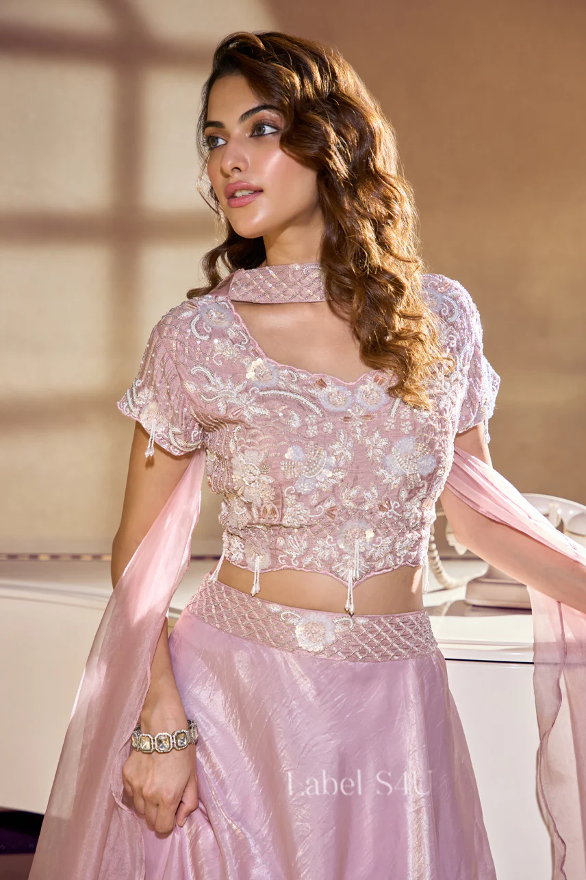 Rosé Glow-Skirt set - Image 2