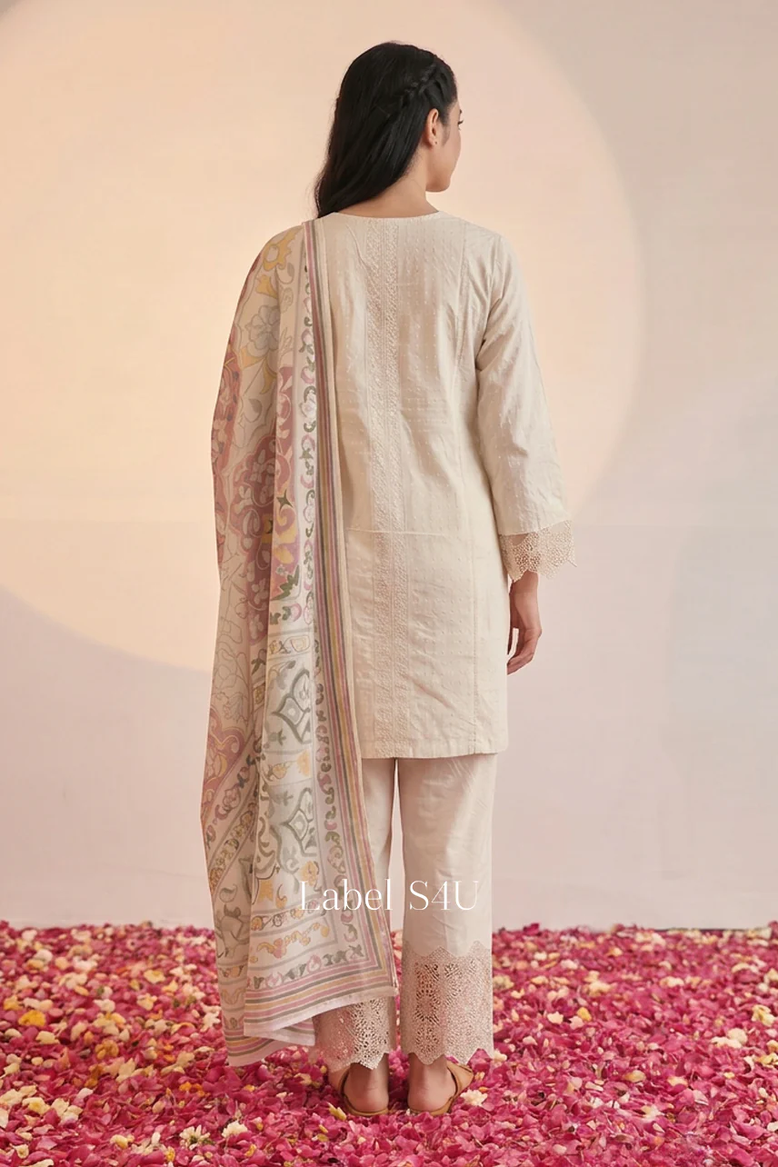 Rose Bloom Cotton Suit Set - Image 4