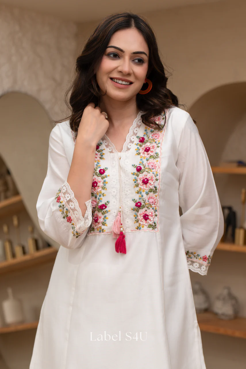 Rosette Charm Embroidered Co-ord Set - Image 3