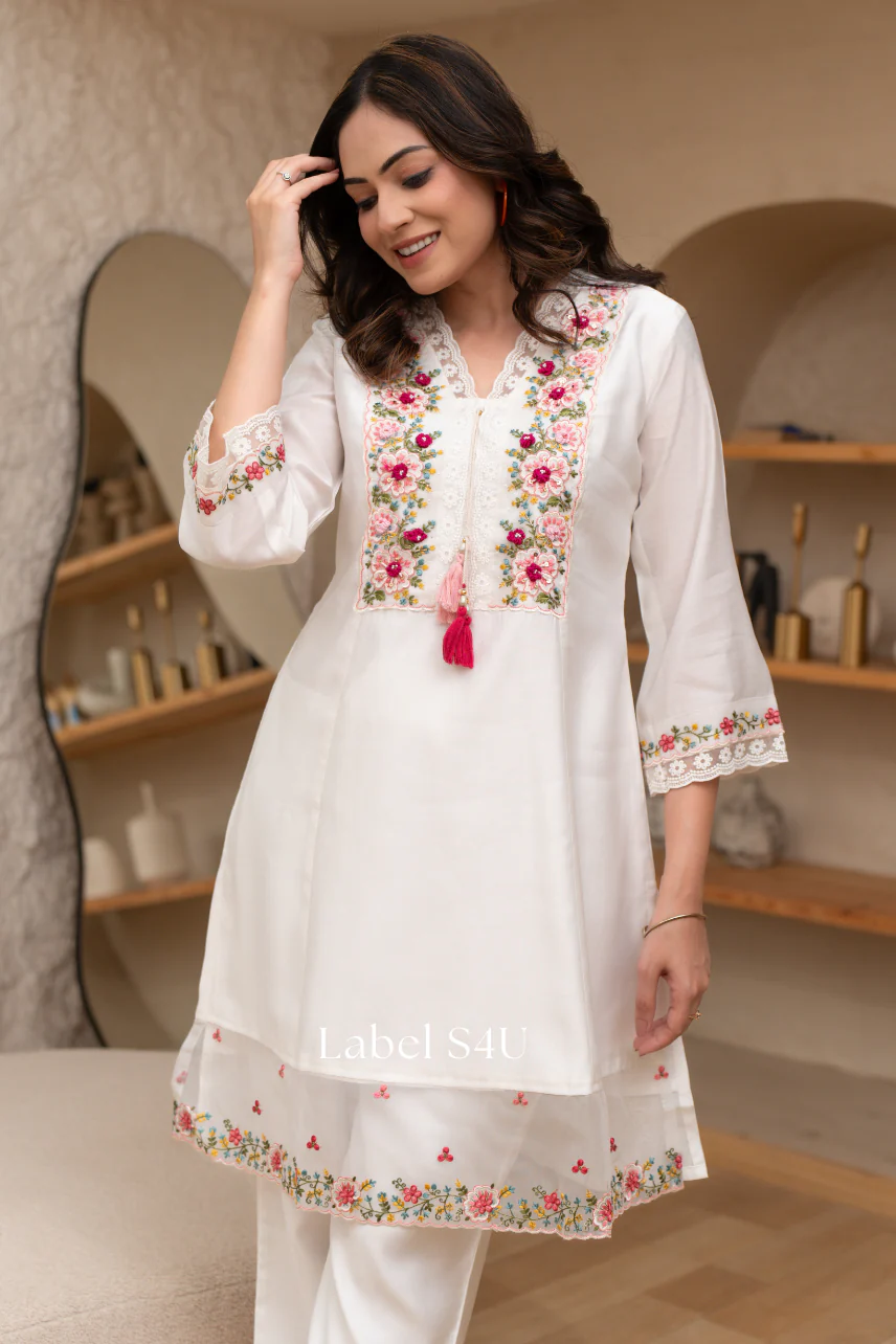 Rosette Charm Embroidered Co-ord Set - Image 4
