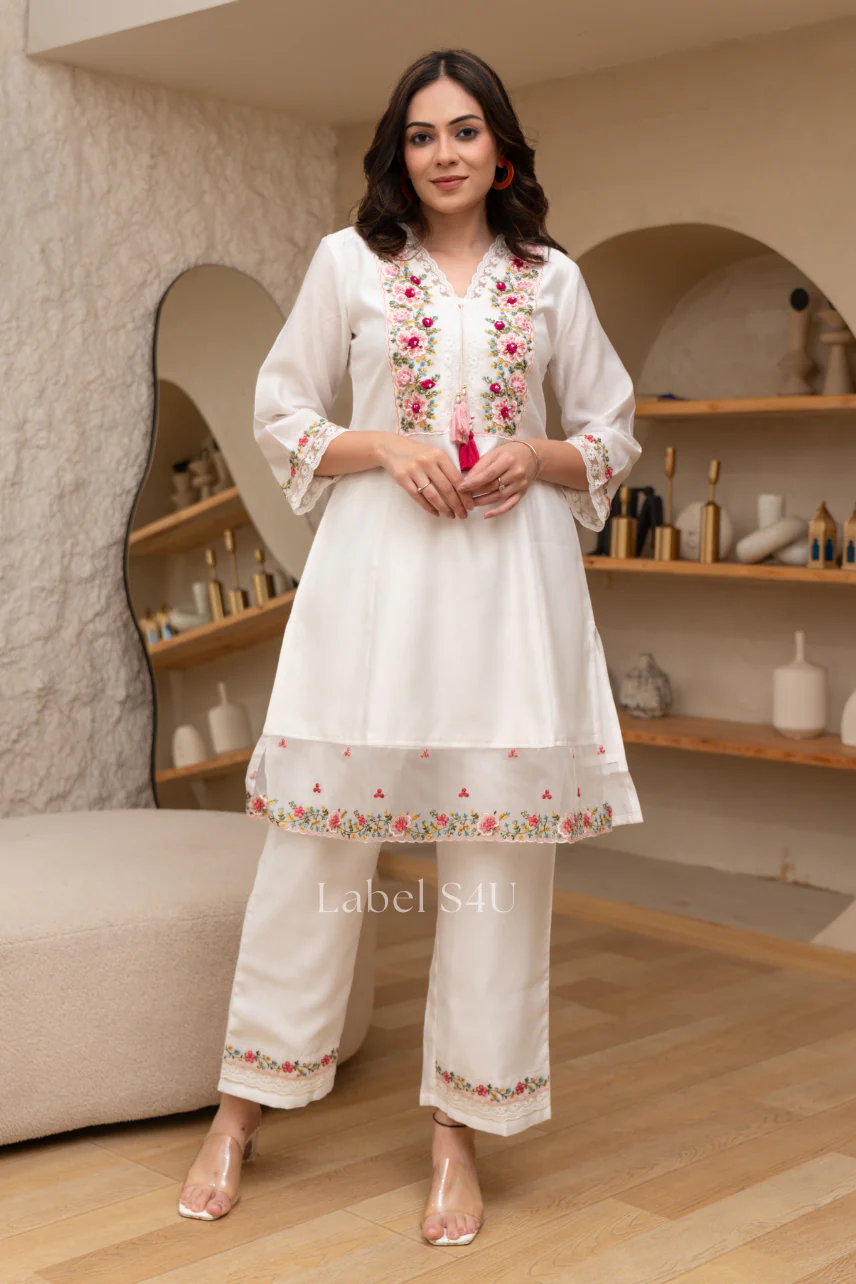 Rosette Charm Embroidered Co-ord Set - Image 5