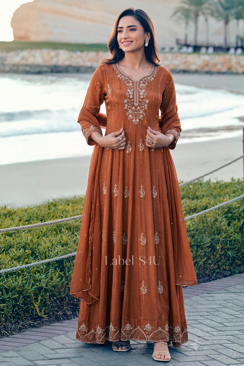 Royal Mehfil Handwork-Anarkali Set