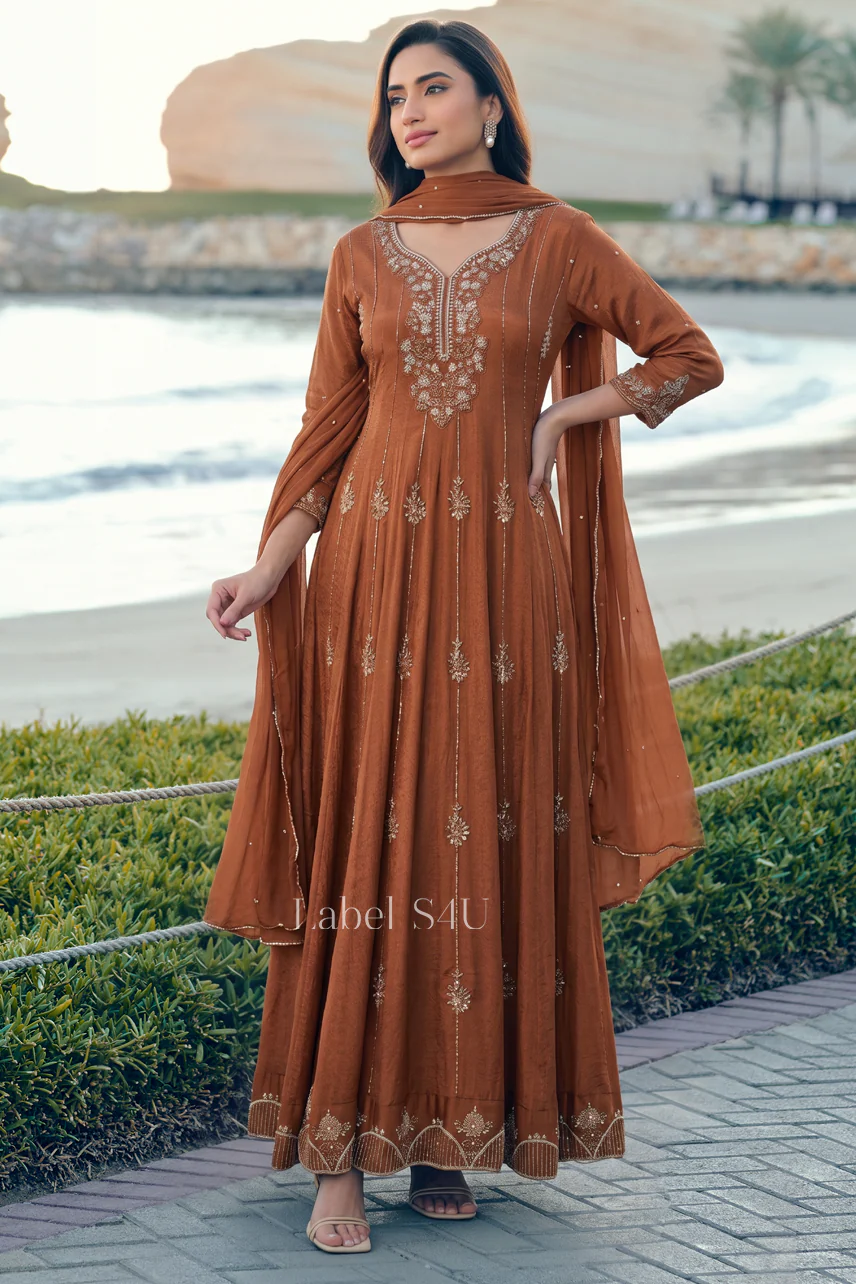 Royal Mehfil Handwork-Anarkali Set - Image 3