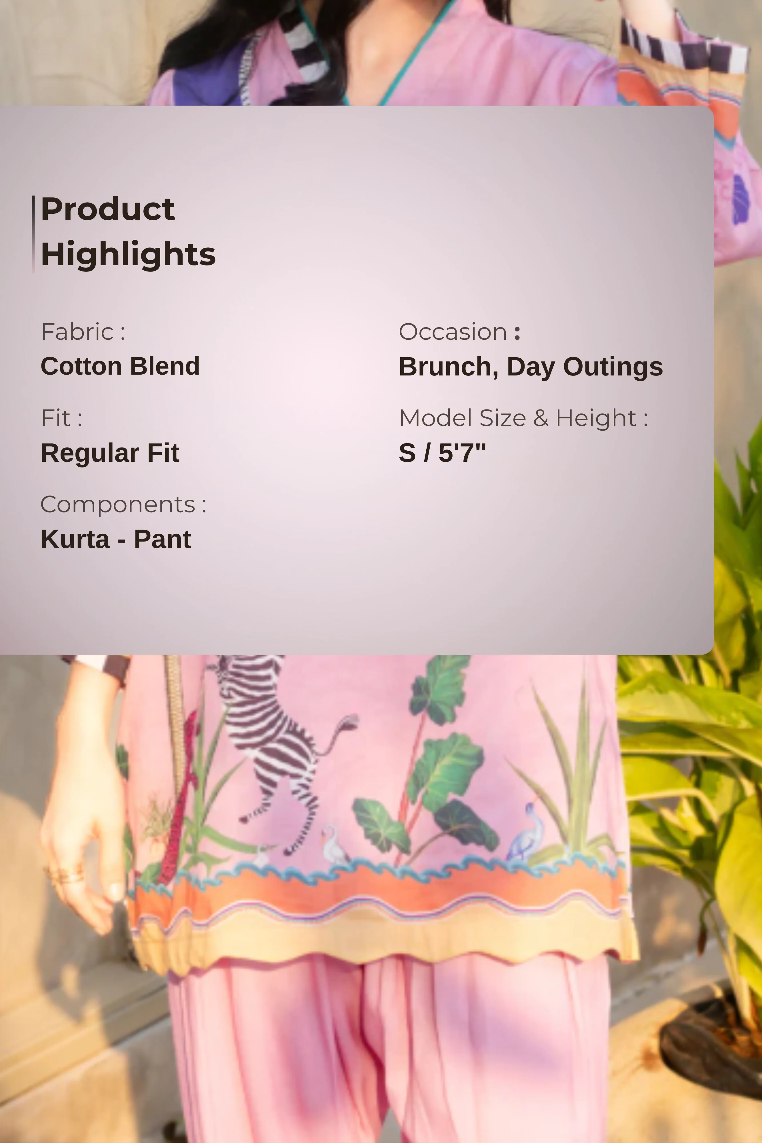 Safari Printed Co-ord Set - Image 5
