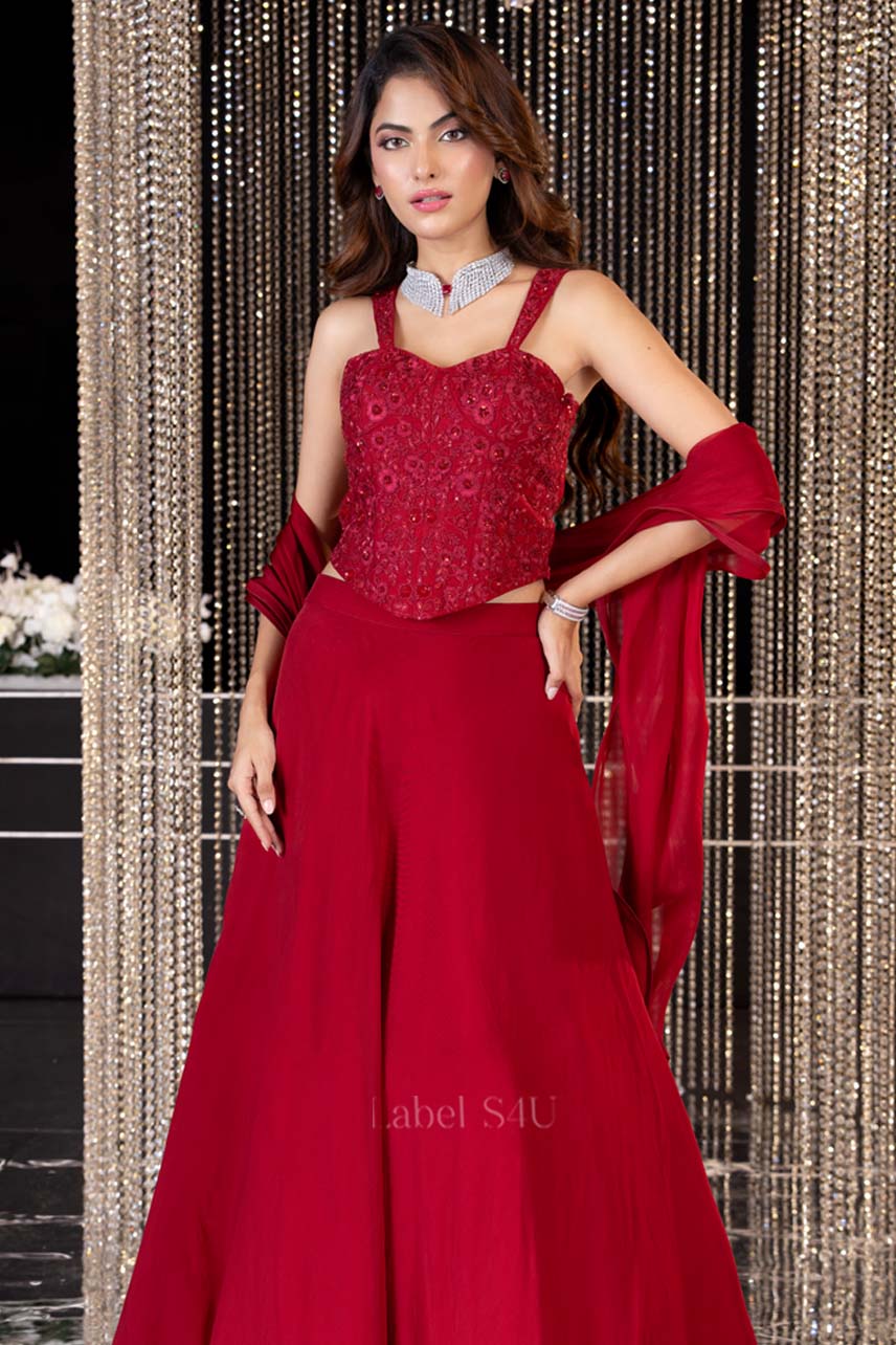 Scarlet Corset-Skirt Set - Image 3