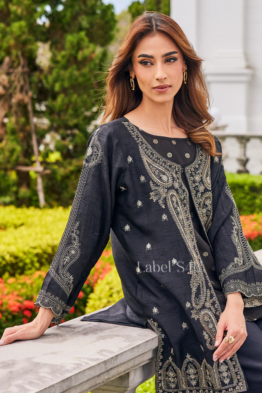 Shahana-Embroidered Co-ord Set - Image 2