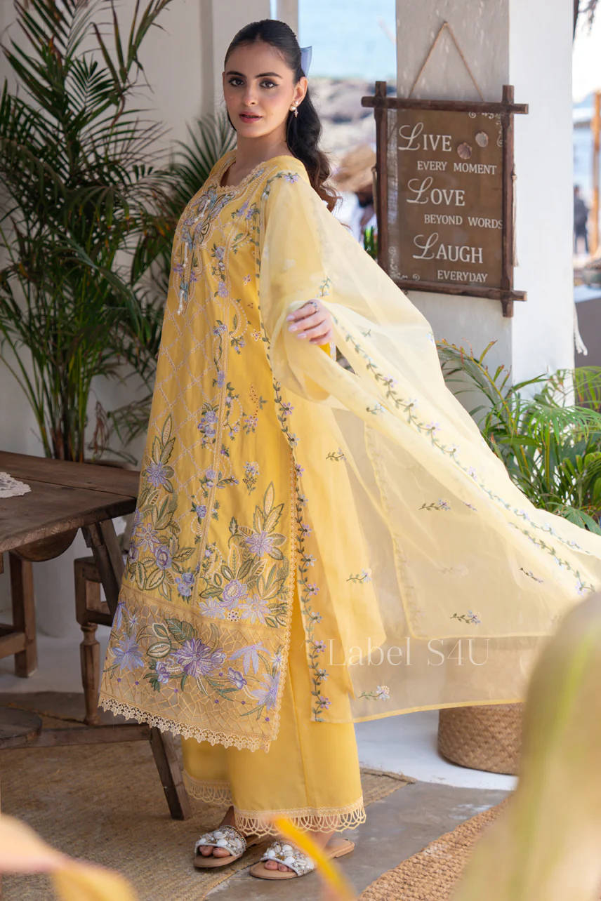 Sunbeam Floral Cutwork Palazzo Set - Image 4
