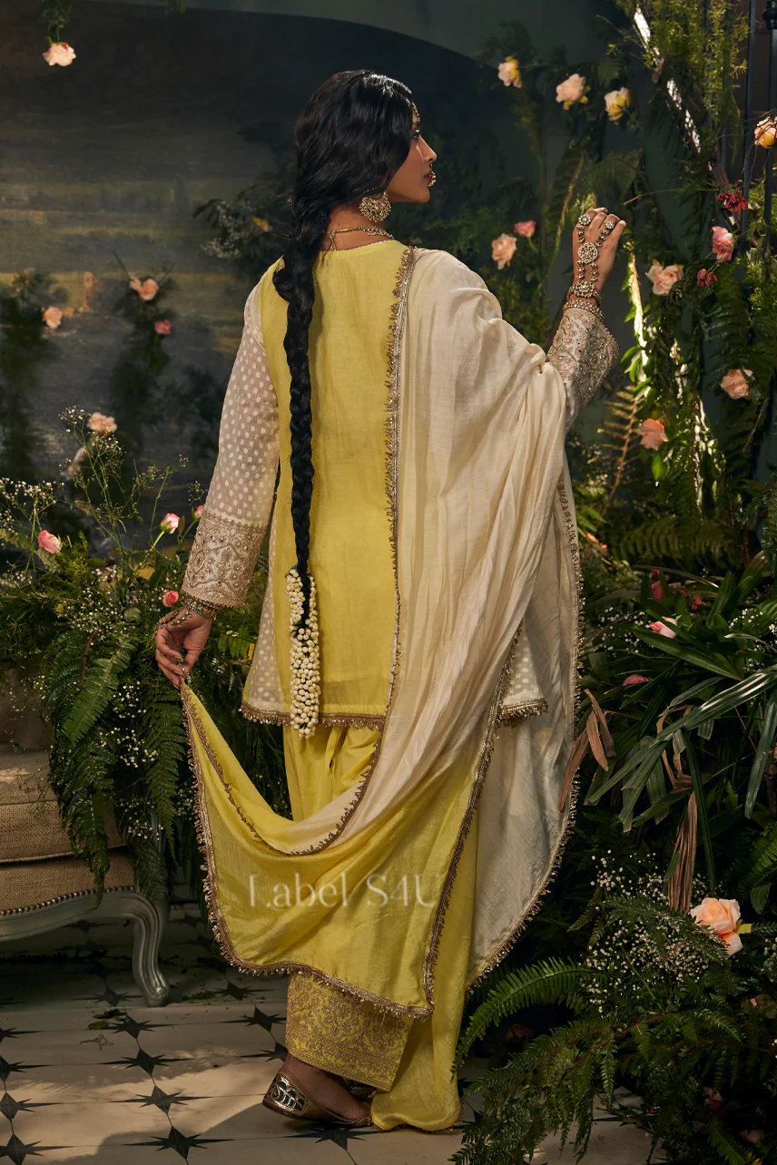 Sunehri Saga-Farshi Salwar Set - Image 3