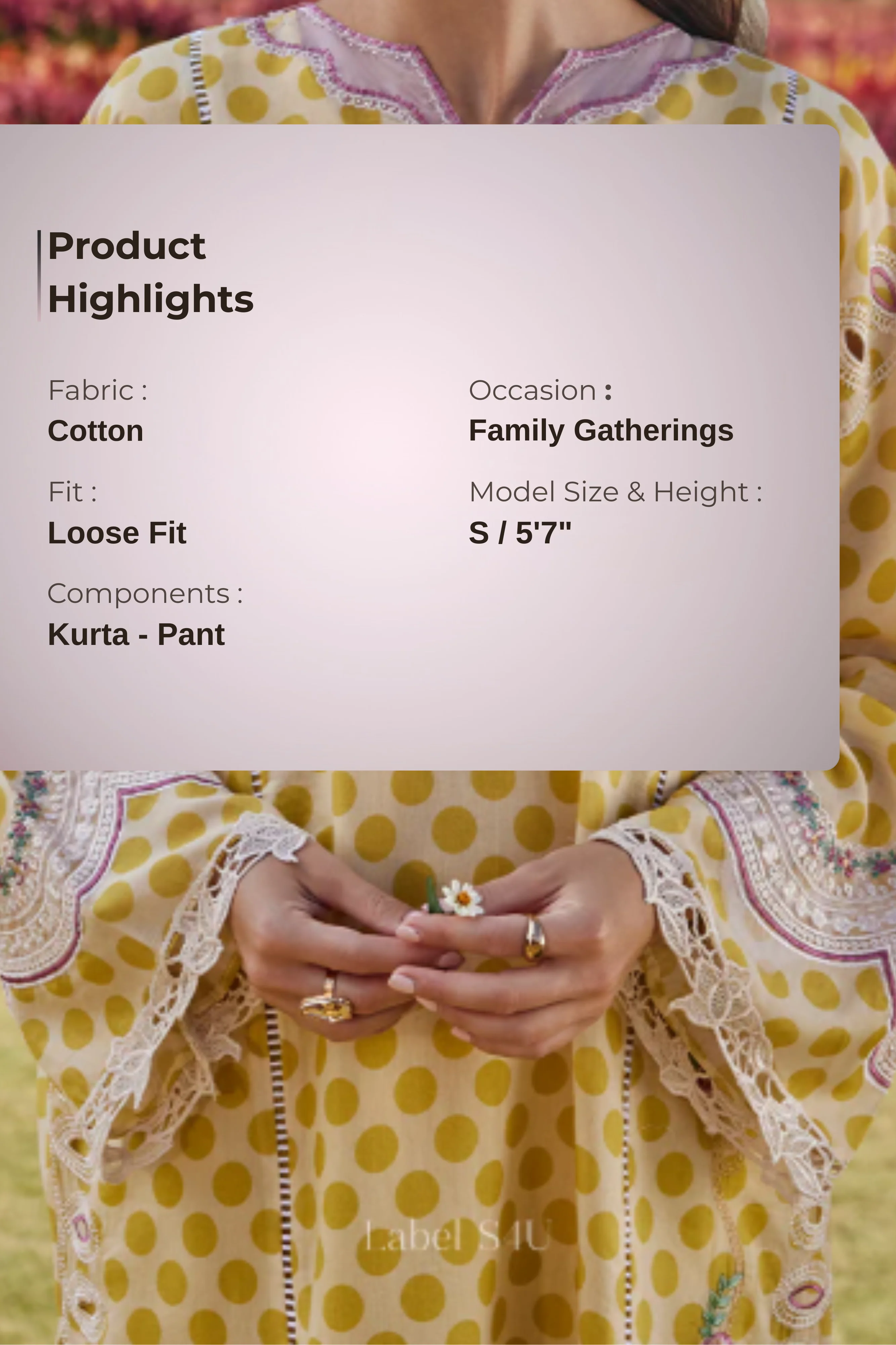 Sunlit Polka Printed-Co-ord Set - Image 4
