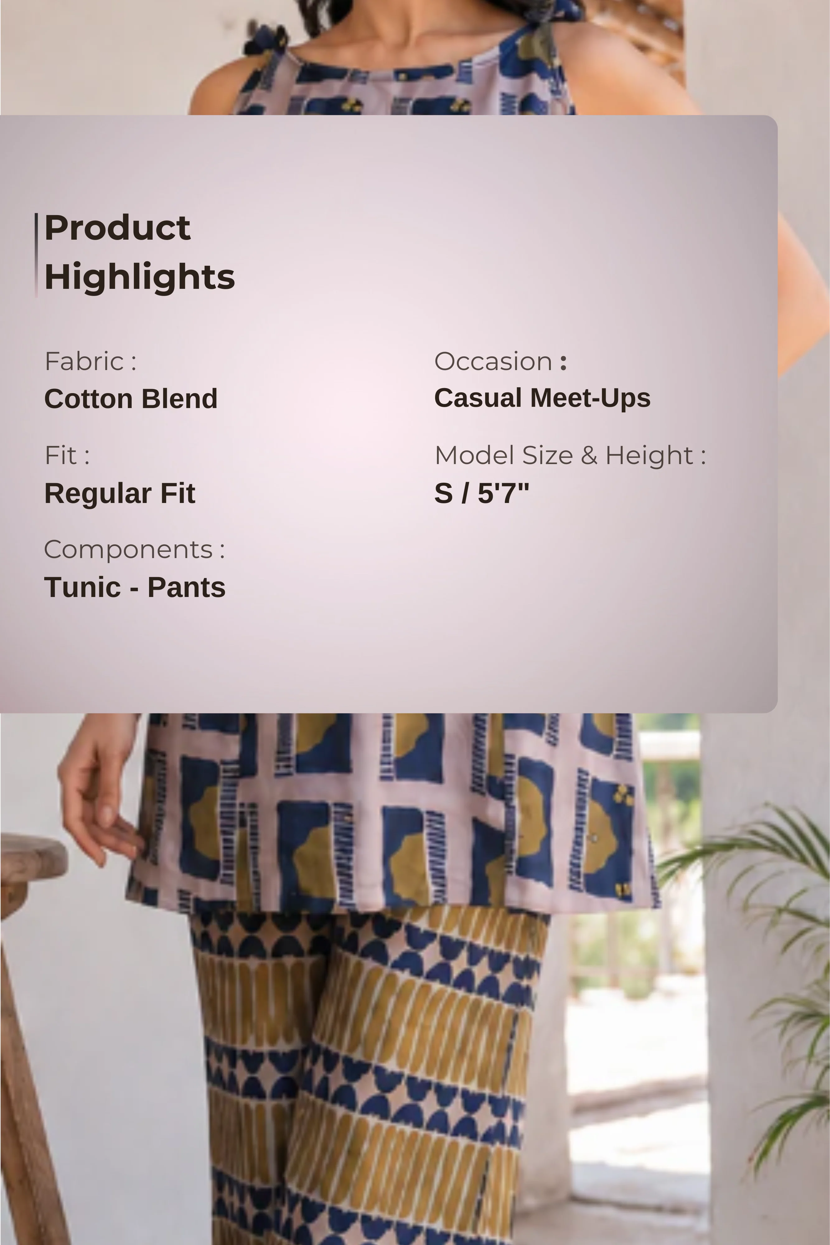 Sunset Souk Printed Co-ord Set - Image 10