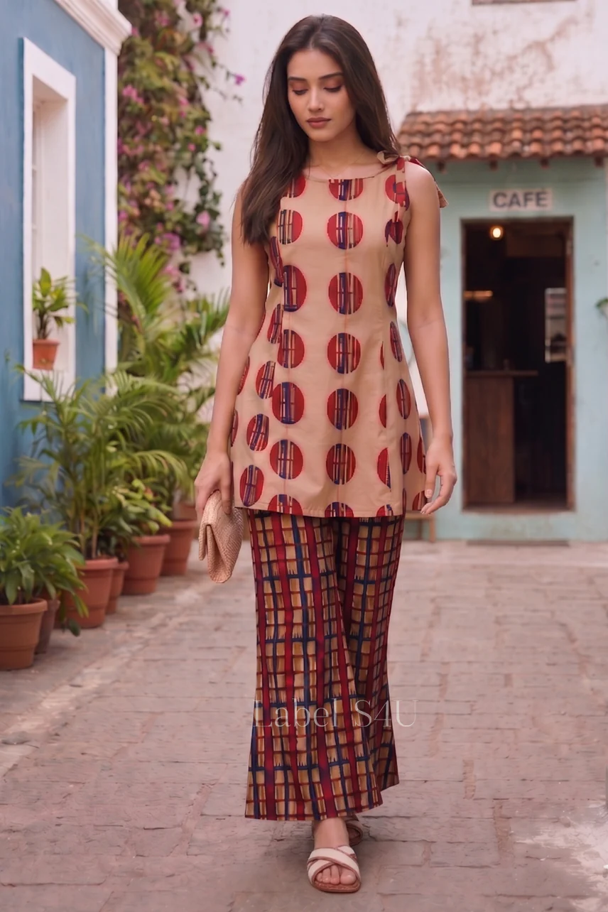 Sunset Souk Printed Co-ord Set - Image 4