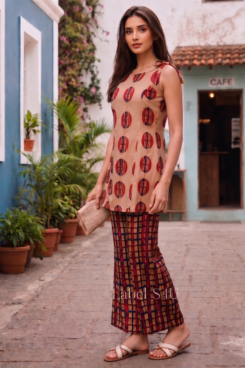 Sunset Souk Printed Co-ord Set - Image 5