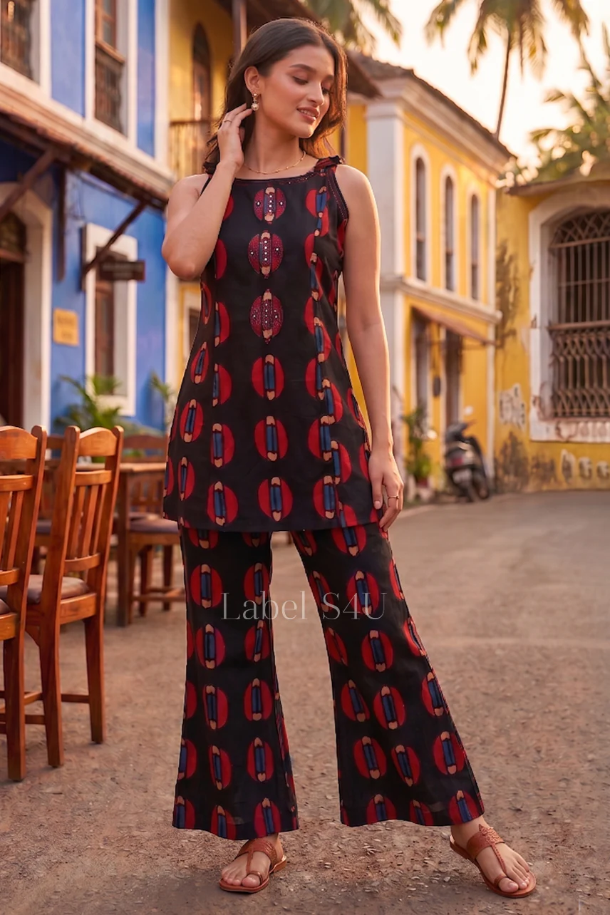Sunset Souk Printed Co-ord Set - Image 6