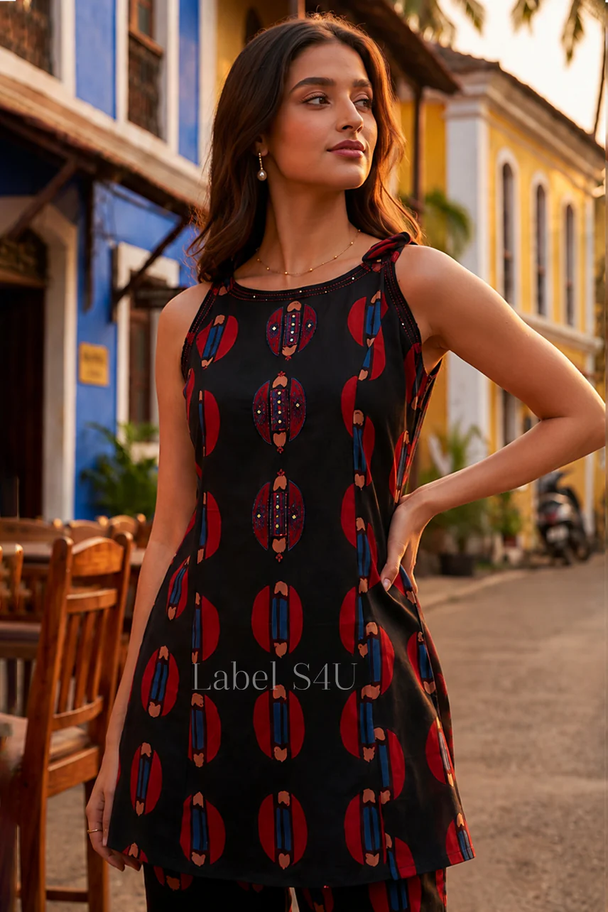 Sunset Souk Printed Co-ord Set - Image 7