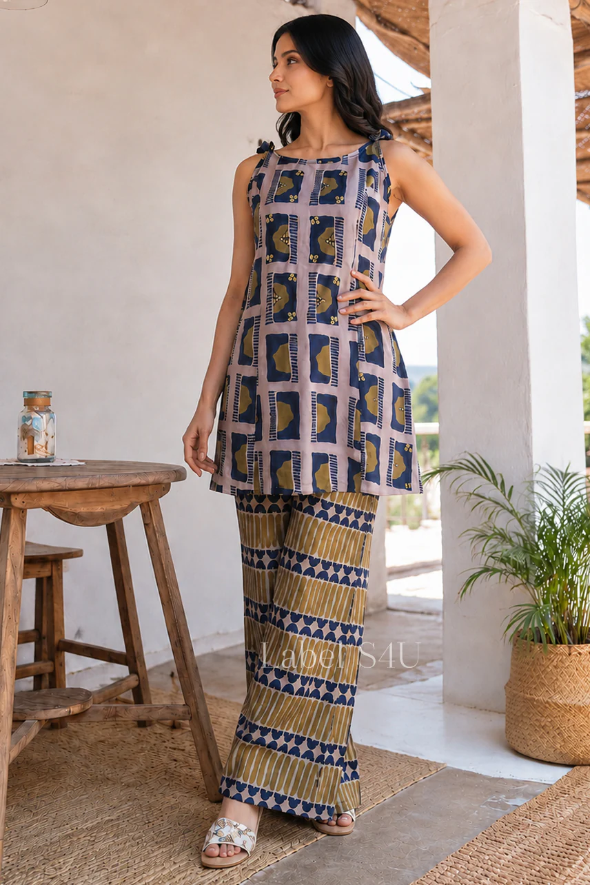 Sunset Souk Printed Co-ord Set - Image 9