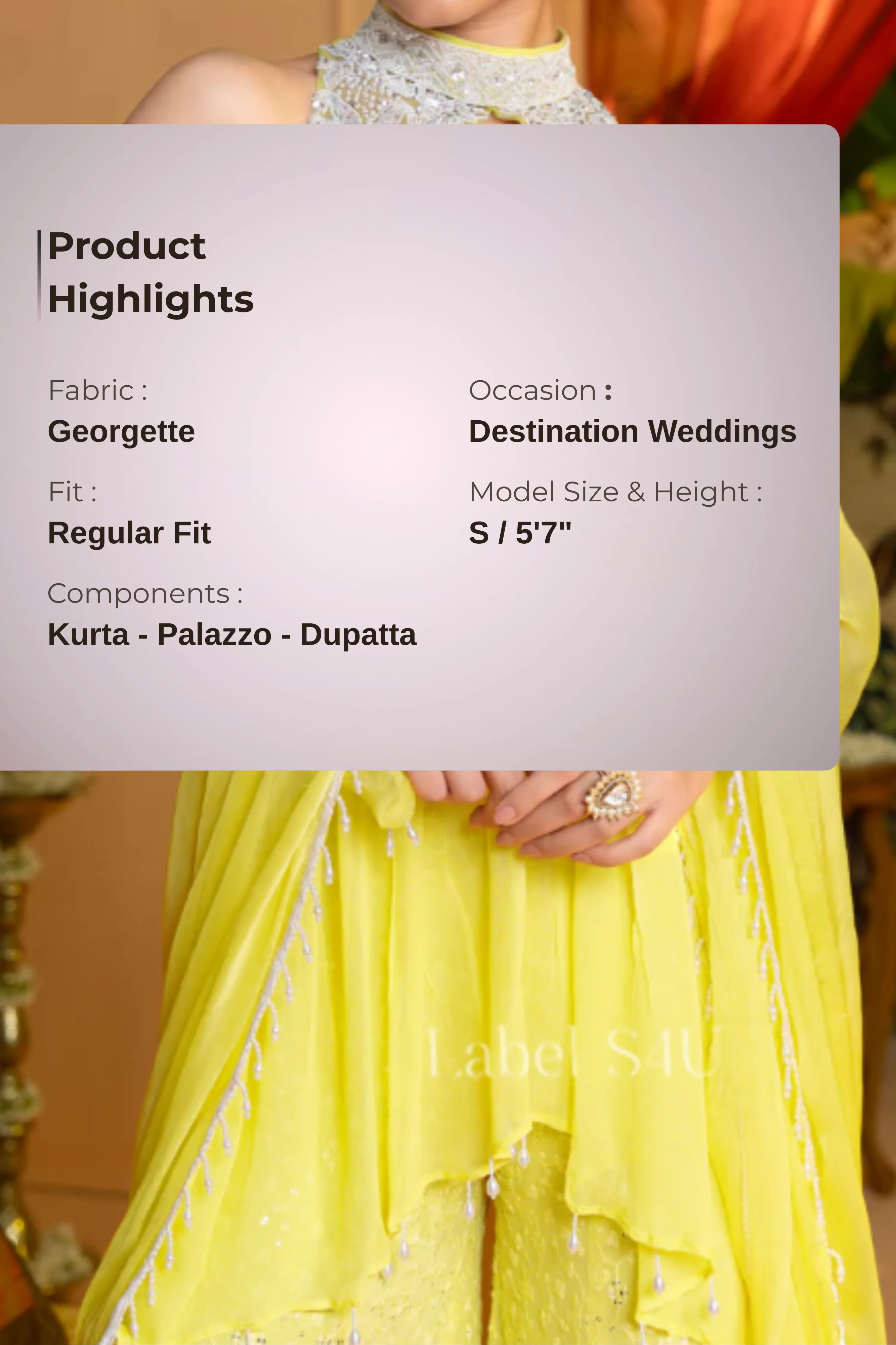 Sunshine Sparkle-Palazzo Set - Image 4