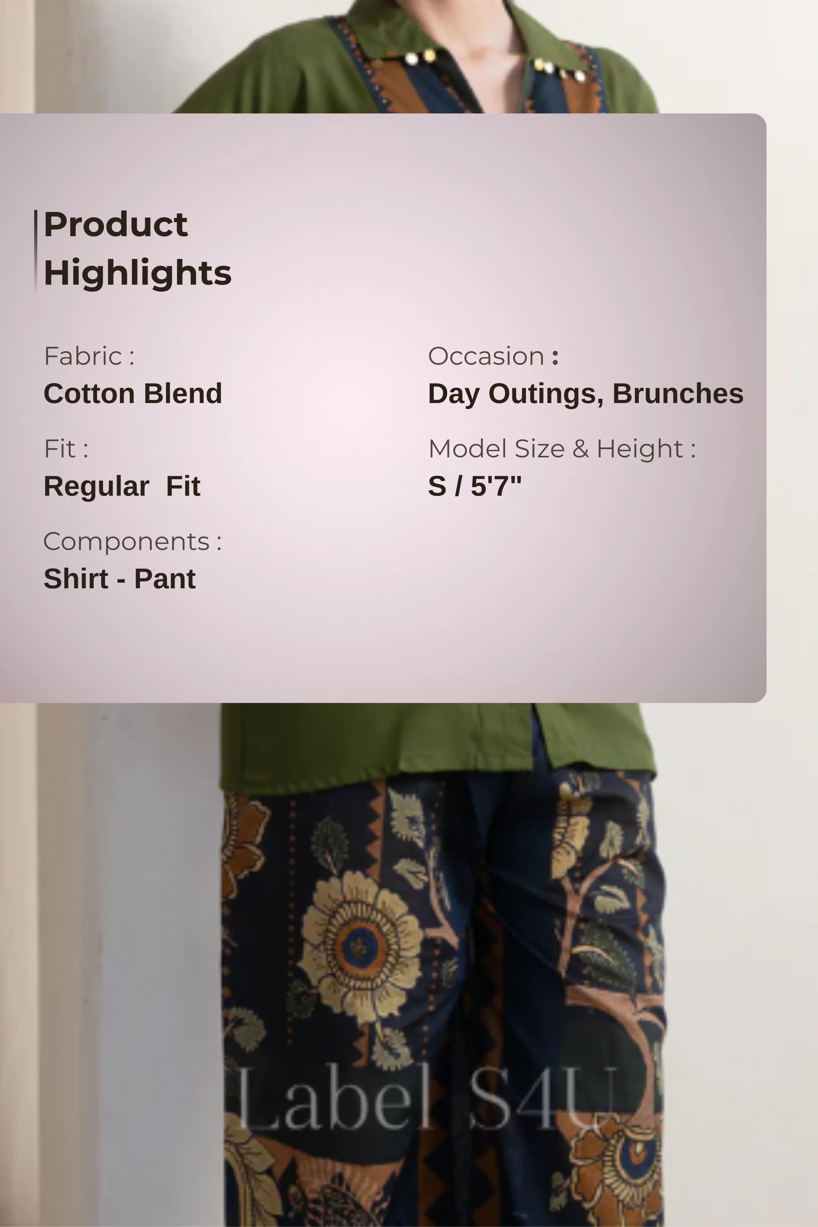 Tapestry Embroidered Printed Co-Ord Set - Image 6