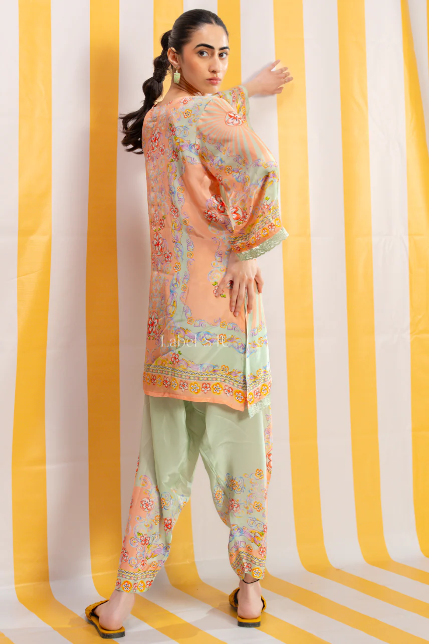 Tapestry Printed Crepe Co Ord Set - Image 3