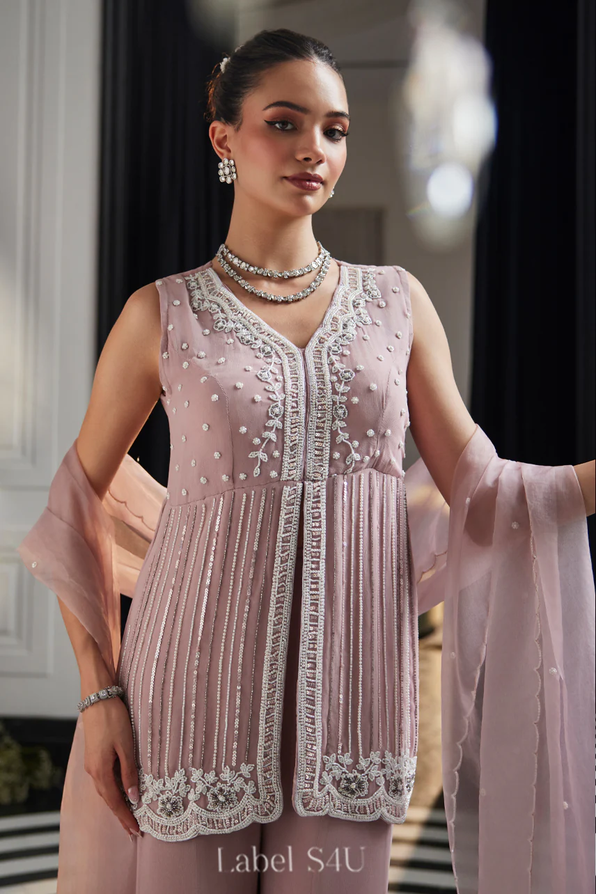 The Blush Edit-Palazzo Set - Image 2