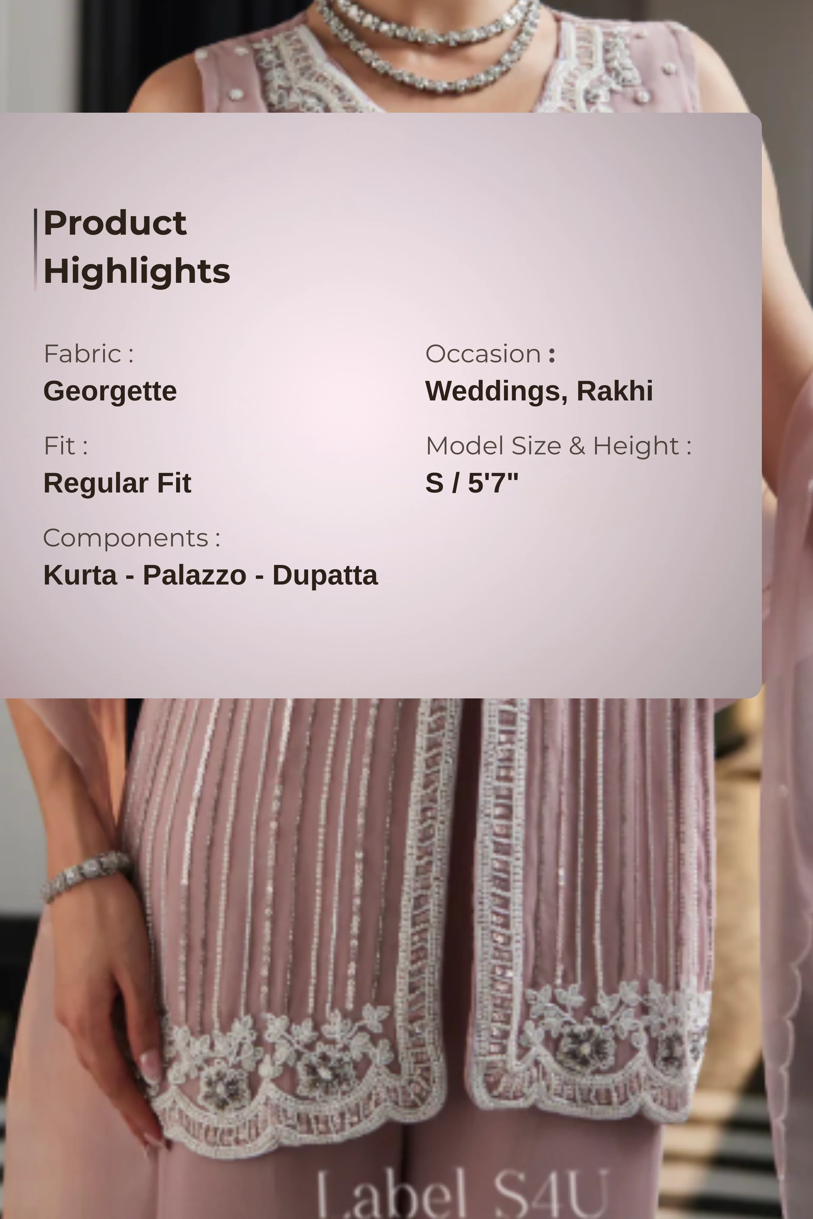 The Blush Edit-Palazzo Set - Image 4