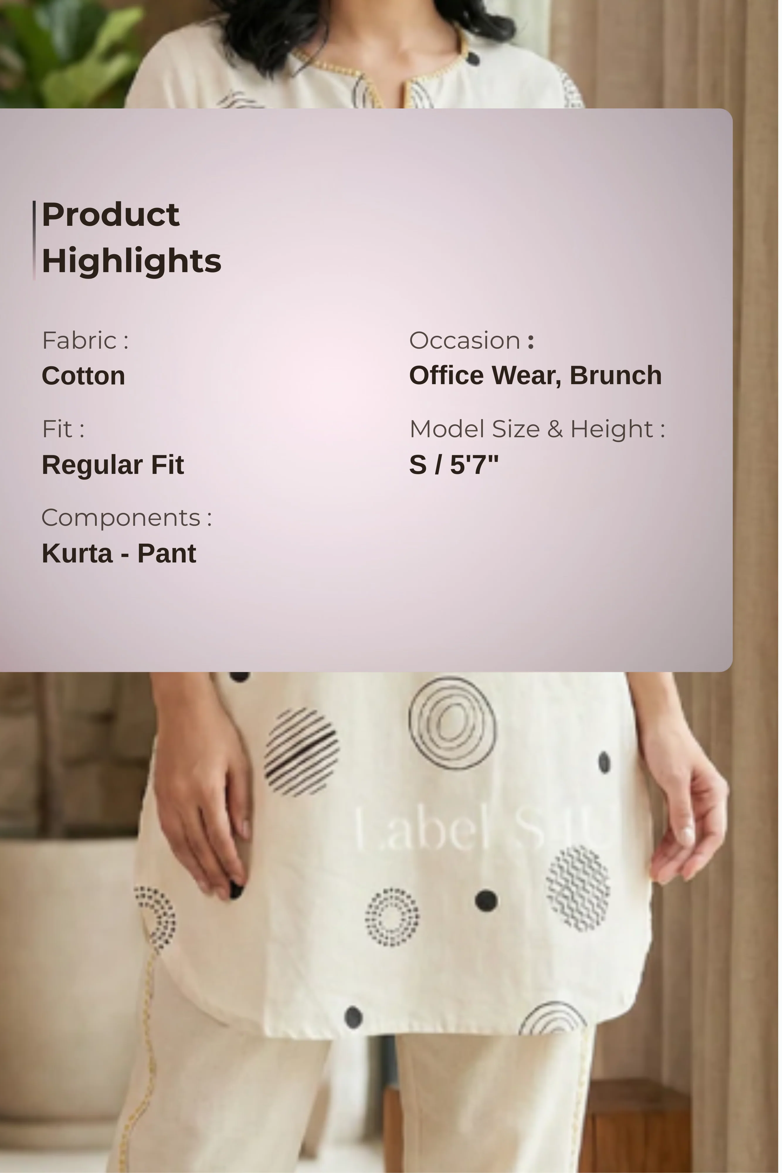 The Classic Printed Cotton-Co-ord Set - Image 3
