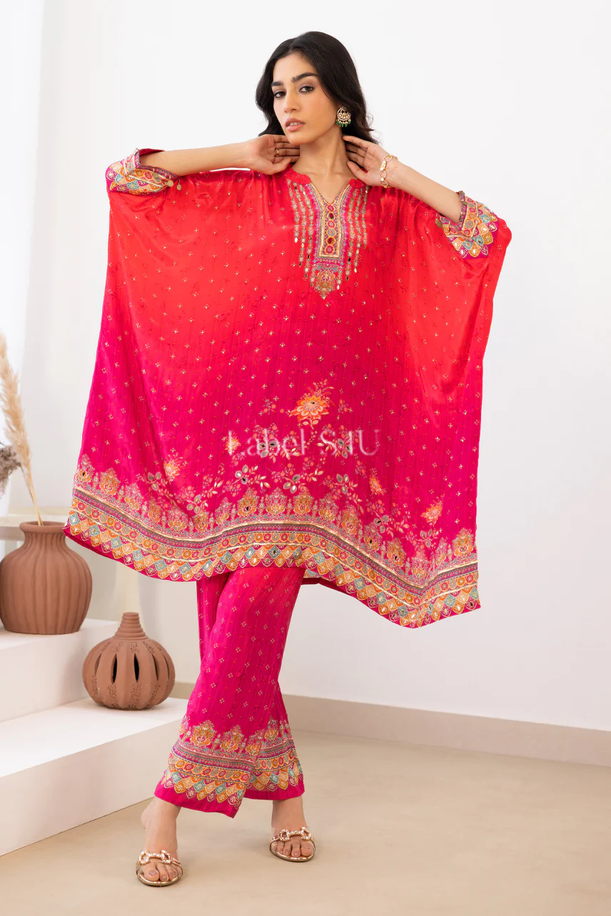 The Regal Flow-Kaftan Co-ord Set - Image 3