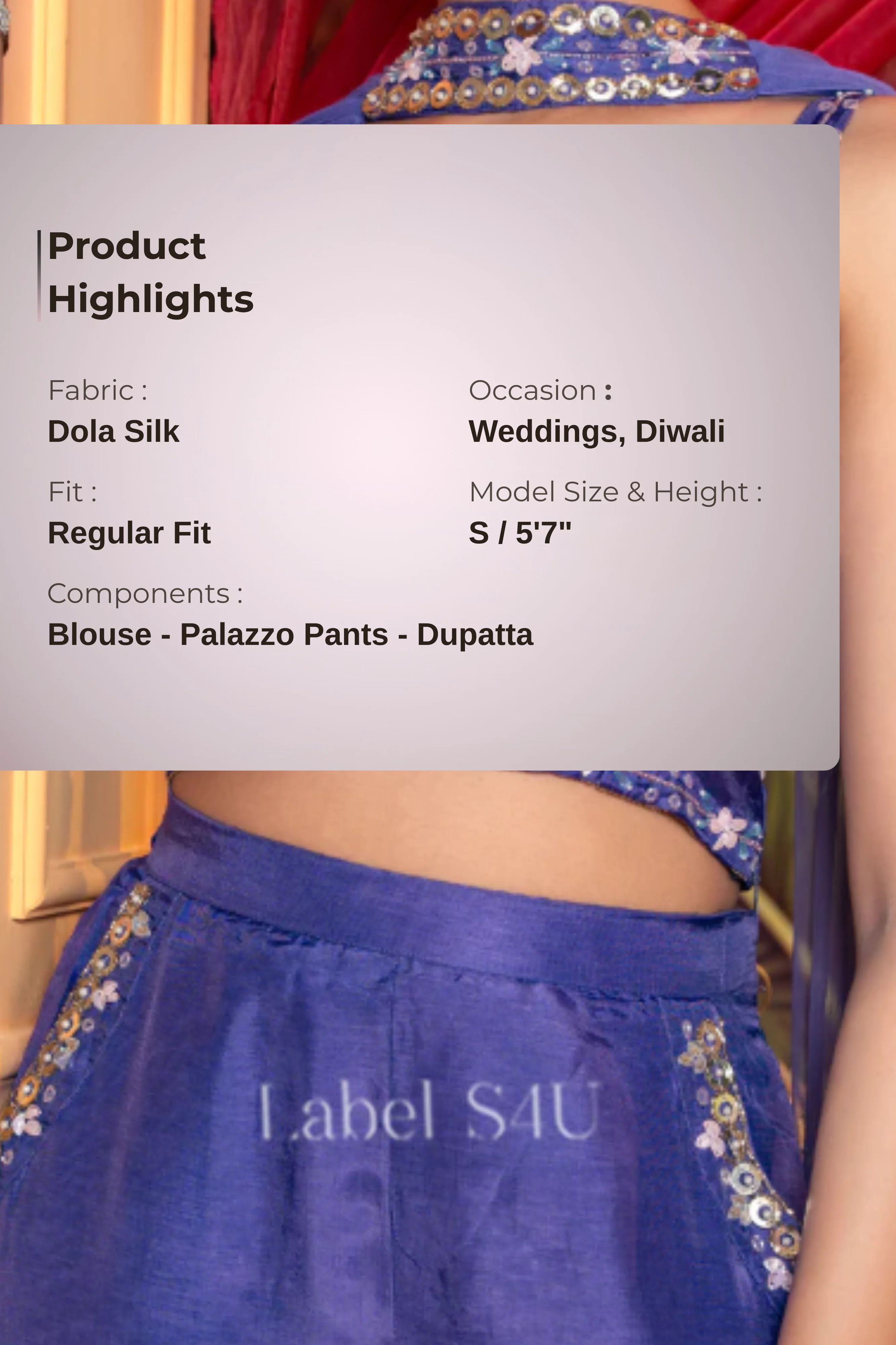 The Showstopper-Palazzo Set - Image 4