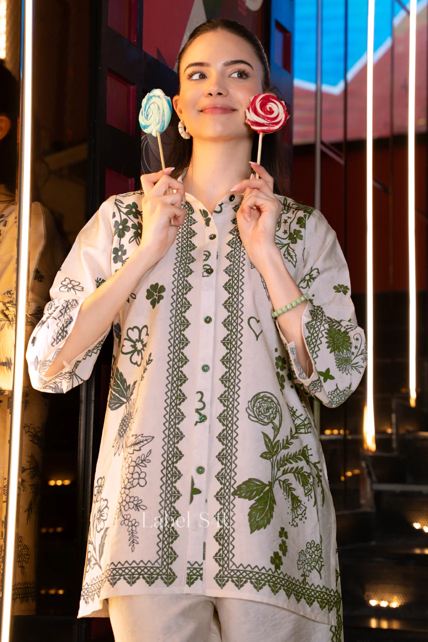 Timeless Floral Printed-Co-ord Set - Image 6