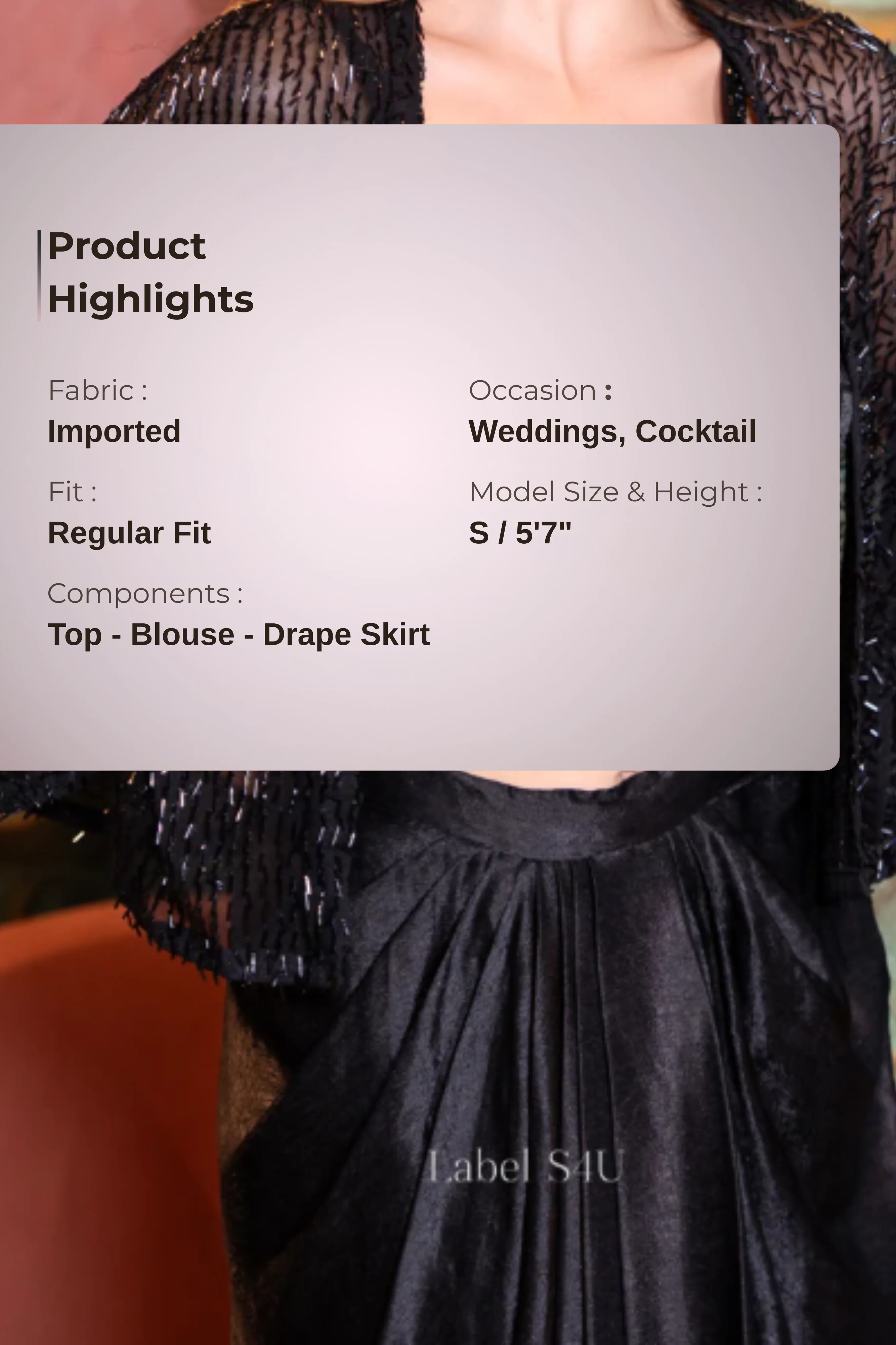 Victoria Moonlit-Cape Set - Image 4