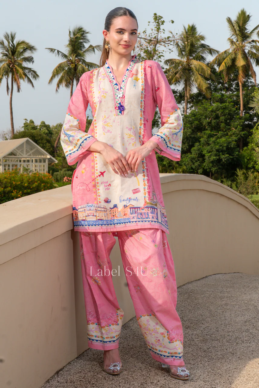 Voyage Printed Cotton Co-ord set - Image 3