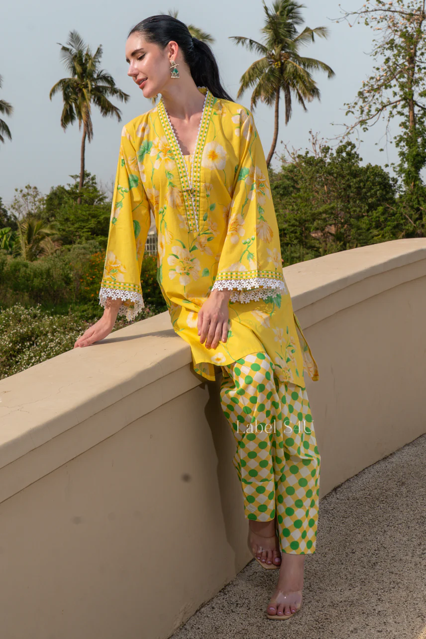 Zest Floral Co ord Set - Image 3