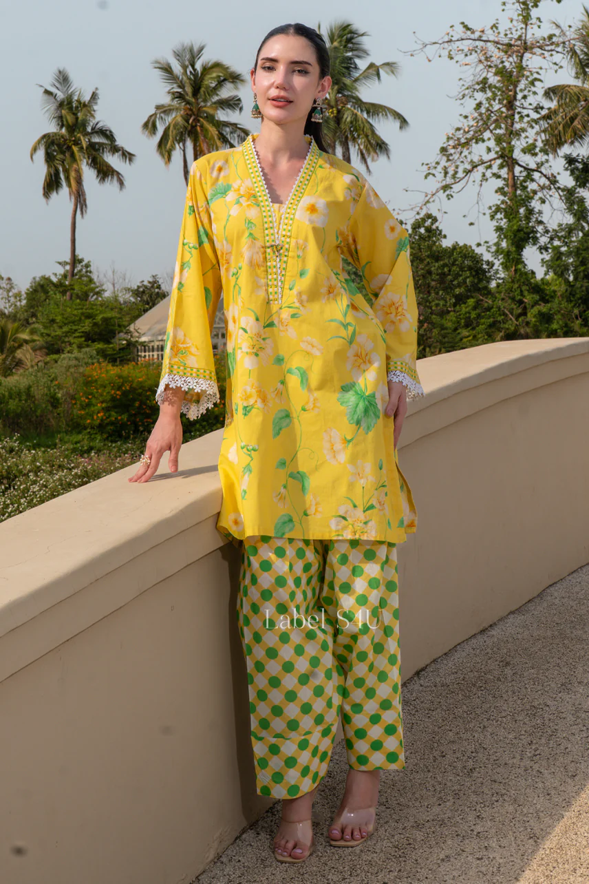 Zest Floral Co ord Set - Image 4