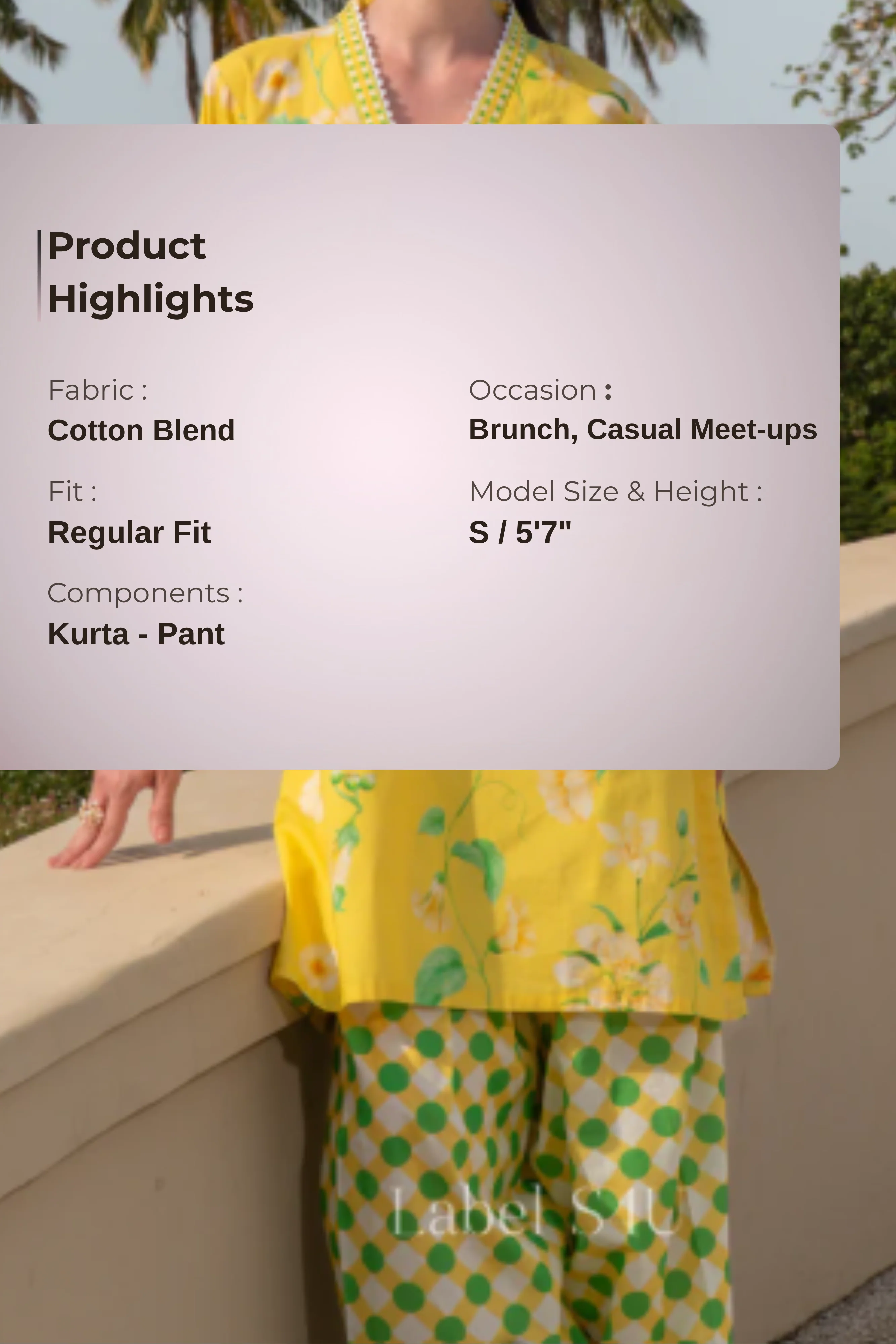 Zest Floral Co ord Set - Image 5